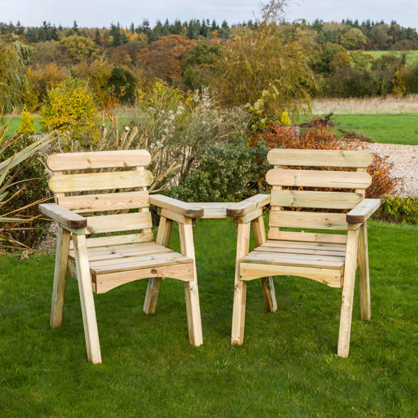 Sol 72 Outdoor Hampden Wooden Love Seat Wayfair.co.uk